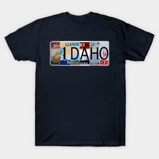 Idaho License Plates T-Shirt